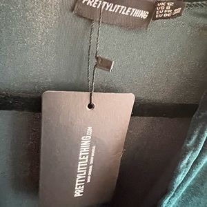 Emerald Green Velvet Dress